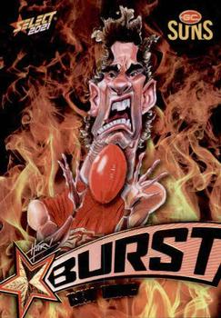 2021 Select AFL Footy Stars - Starburst Caricatures Fire #SP35 Ben King Front